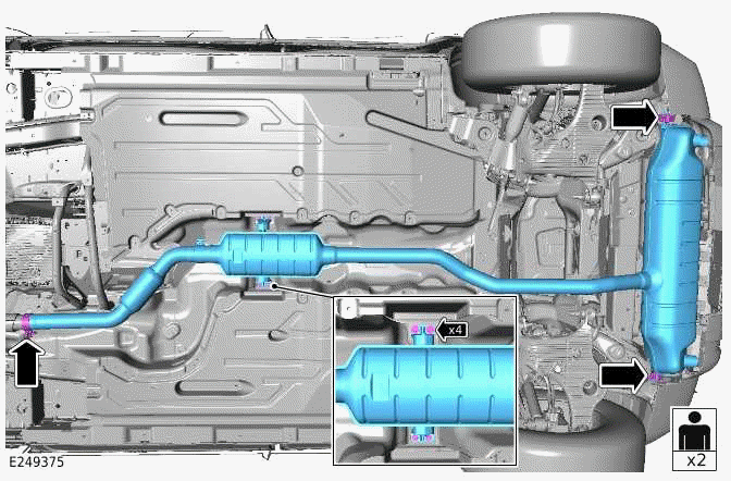 Exhaust System - Removal and Installation